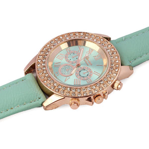 Quartz Wrist Watches Retro Rainbow Design reloj mujer