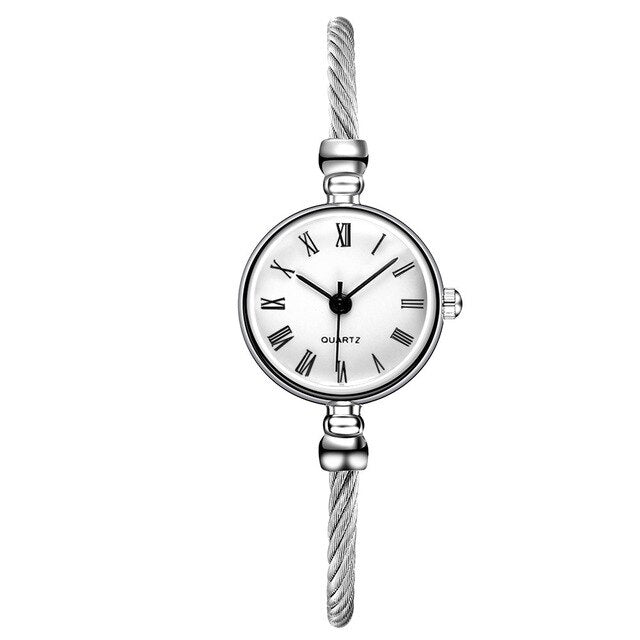 Reloj Mujer  Ladies Luxury Alloy Calendar Clock