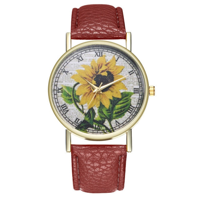 Simple Luxury PU Leather Watches